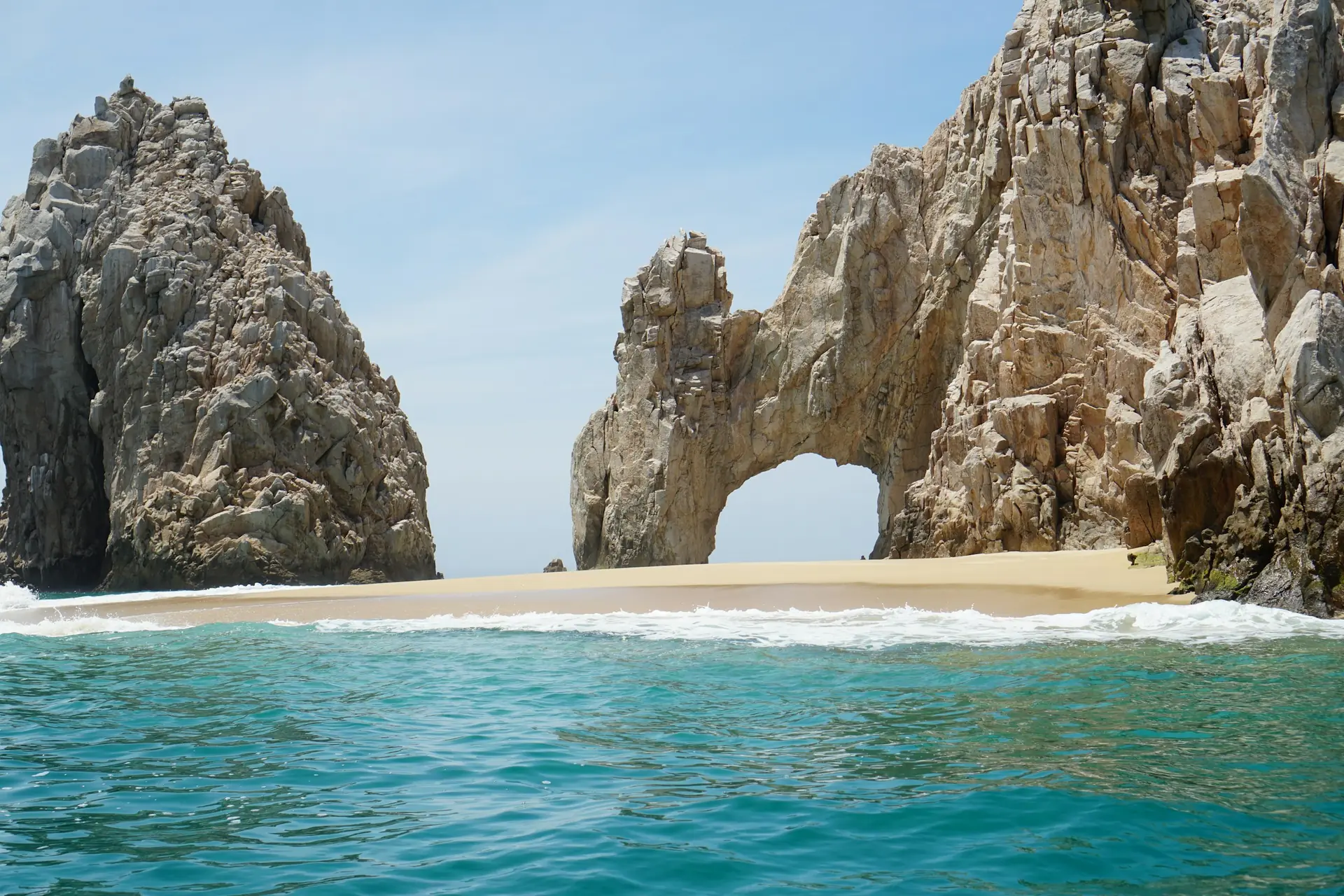El Arco at Land’s End, Cabo San Lucas — the famous arch in bright sun and turquoise water